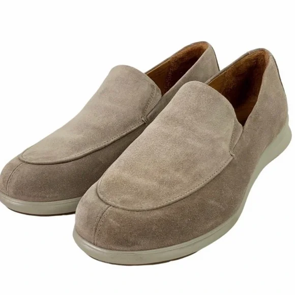Samuel Hubbard Freedom First Taupe Suede Shoes 9 - Picture 1 of 9